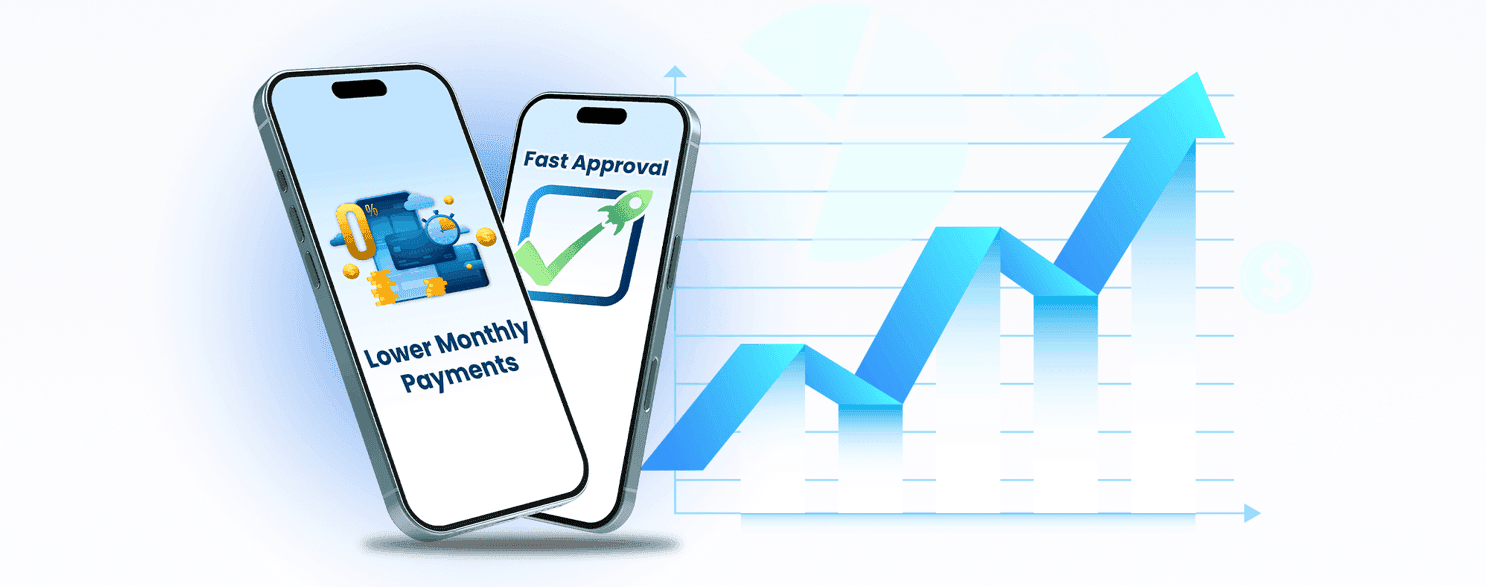 Lower Monthly Payments and Fast Approval on your phone